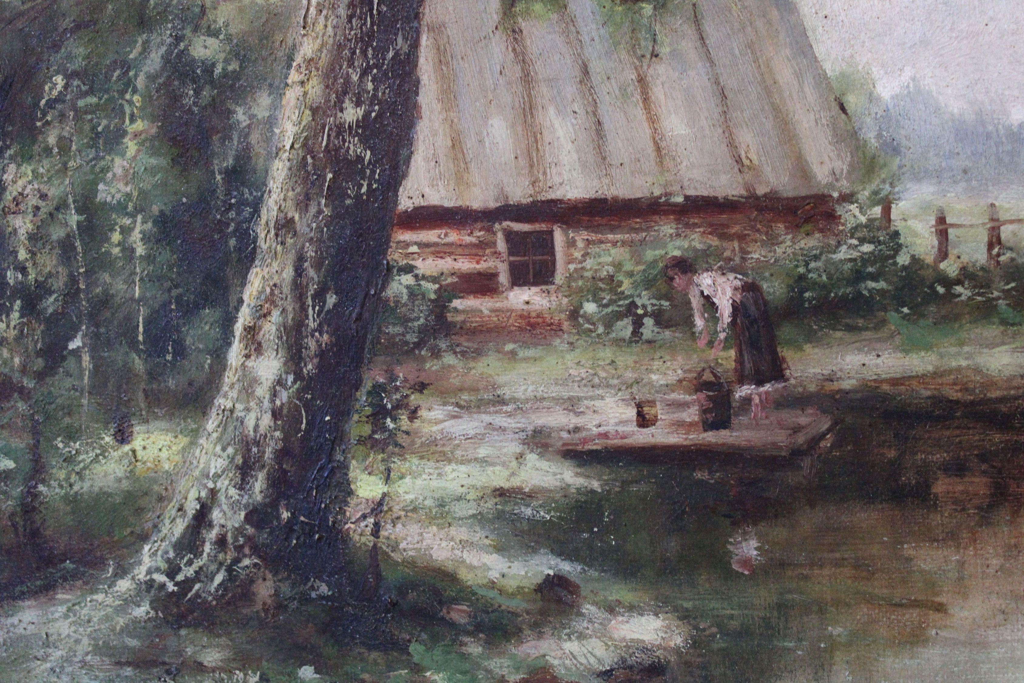 Landscape. Oil on canvas, 54x73 cm For Sale 2