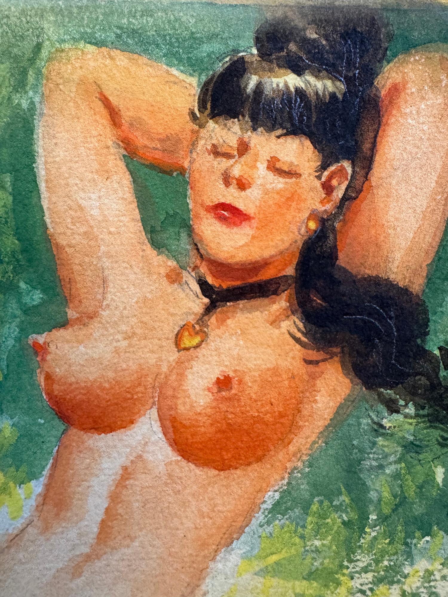 Nude Playboy Cartoon,  First African American Illustrator Elmer Simms Campbell For Sale 6