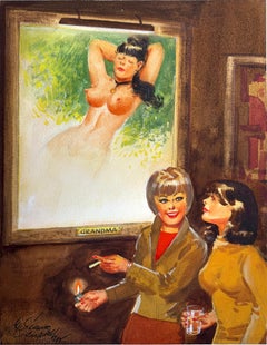 Cartone animato di Playboy nudo,  Il primo illustratore afroamericano Elmer Simms Campbell