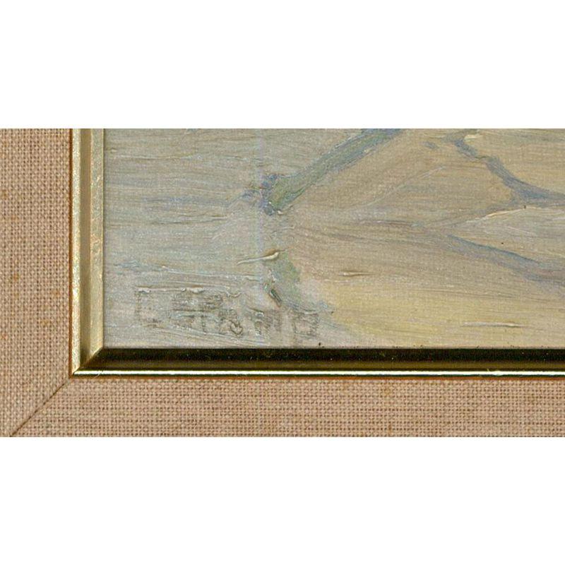 E. Stamp - Framed 20th Century Oil, The Causey Arch For Sale 2