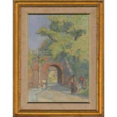 Vintage E. Stamp - Framed 20th Century Oil, The Causey Arch