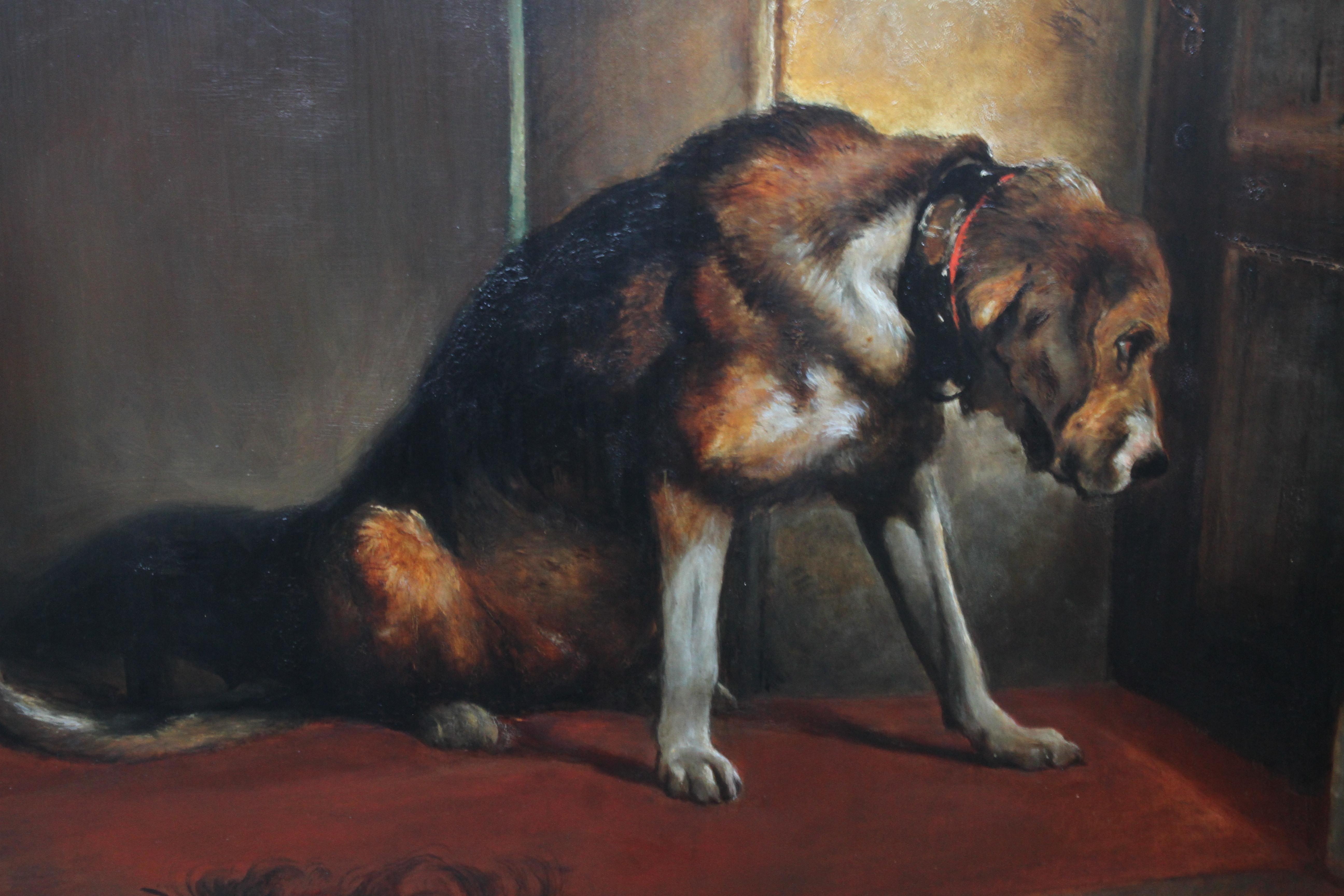 loyal dog painting