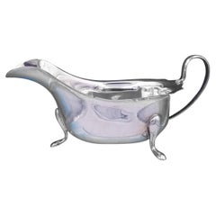E. Viners English Sterling Silver Sauce Boat #510, circa 1932