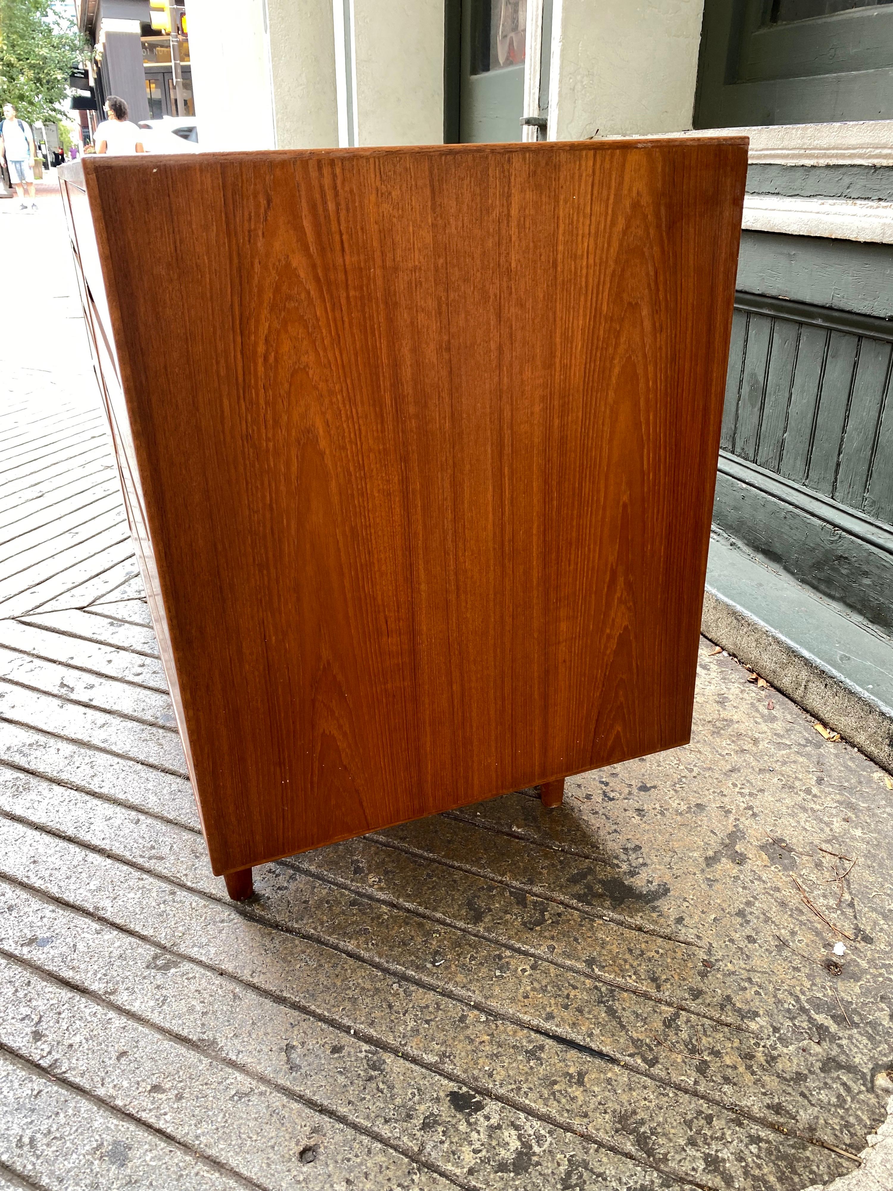 E. W. Bach Danish Teak 8 Drawer Dresser 1