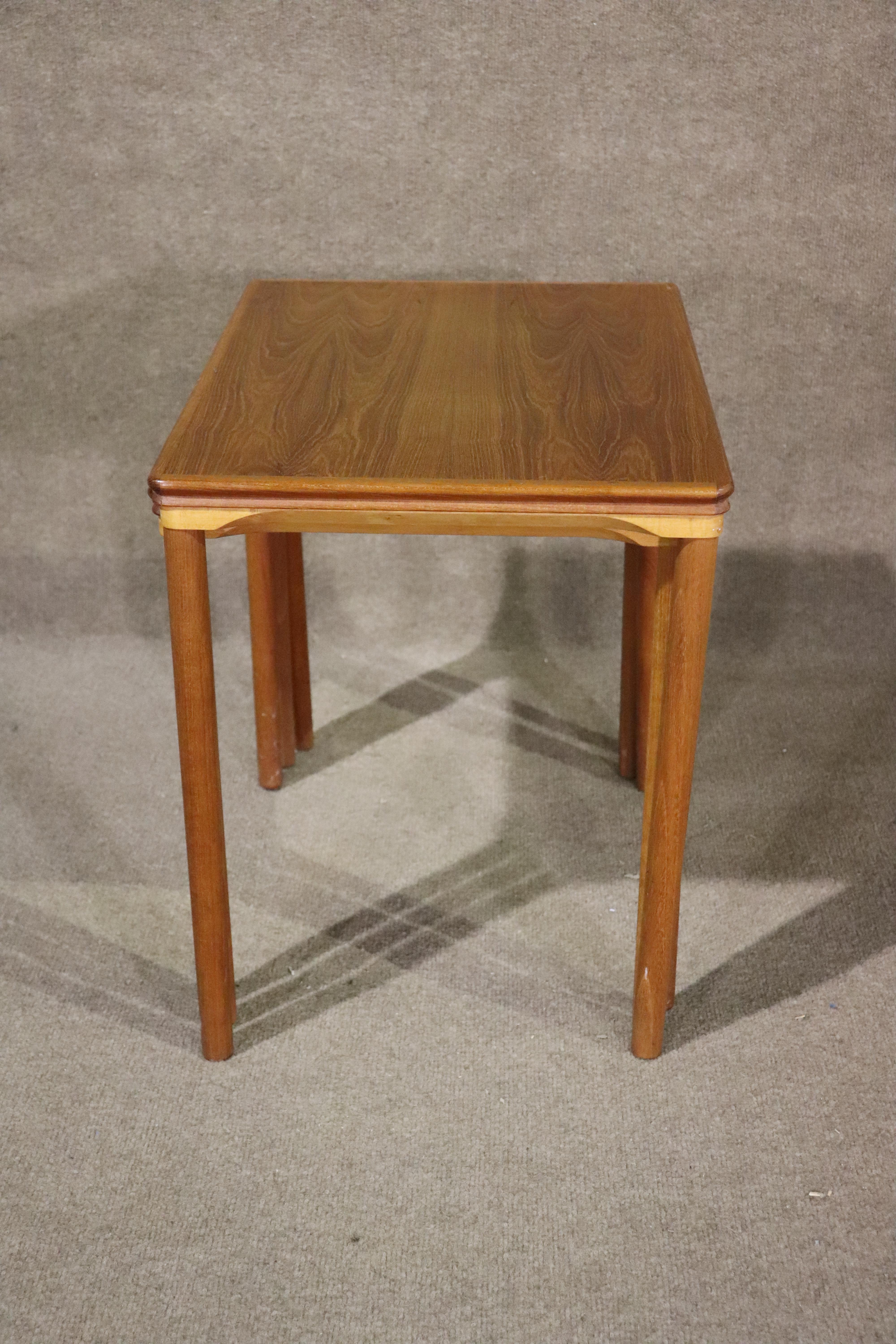 Mid-Century Modern E. W. Bach Designed Nesting Tables For Sale