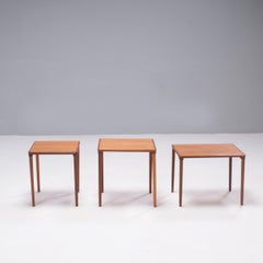 E. W. Bach for Toften Danish Teak Side Tables, 1960s, Set of 3