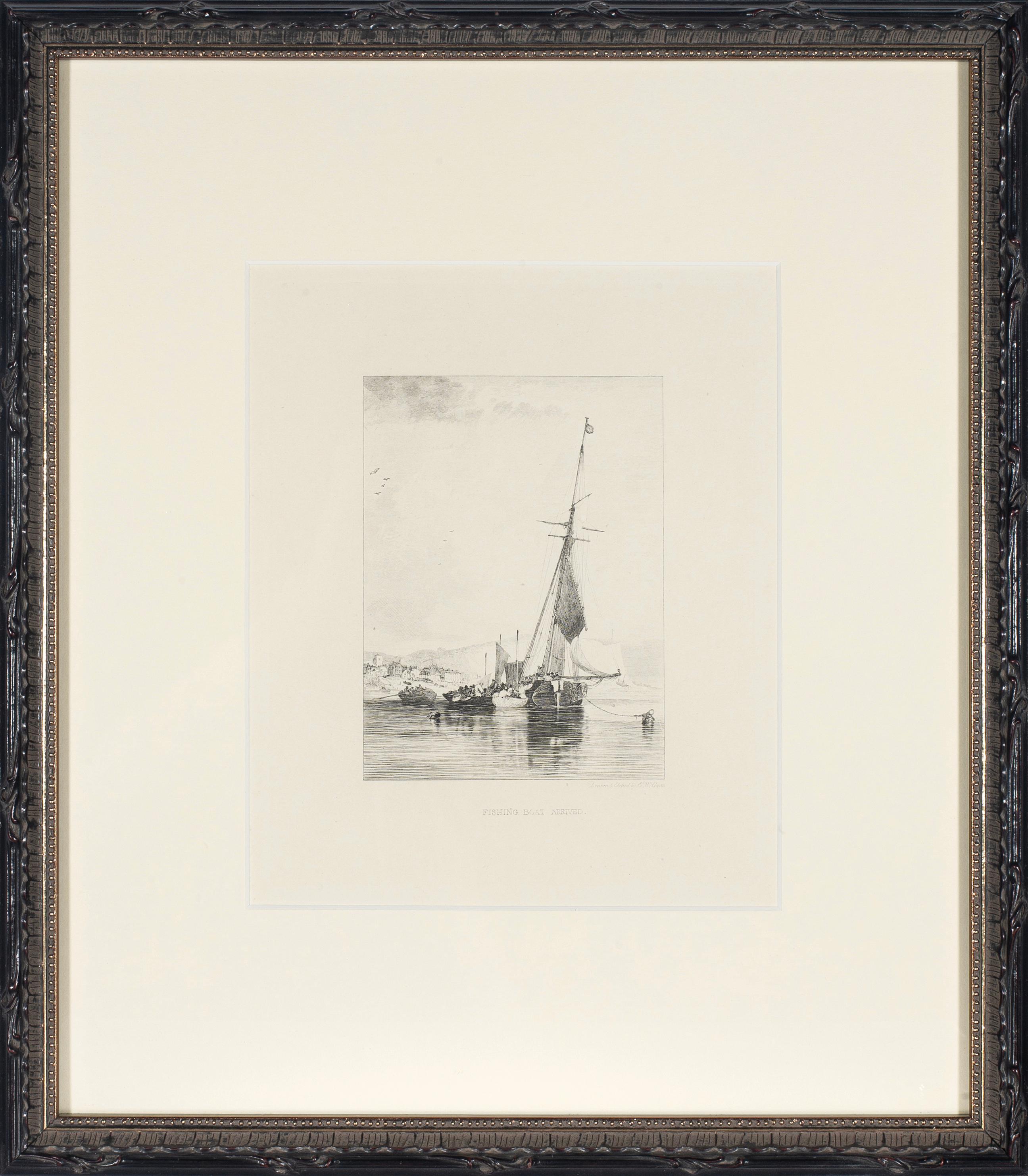 02: Fishing Boat Arrived - Print by E. W. Cooke