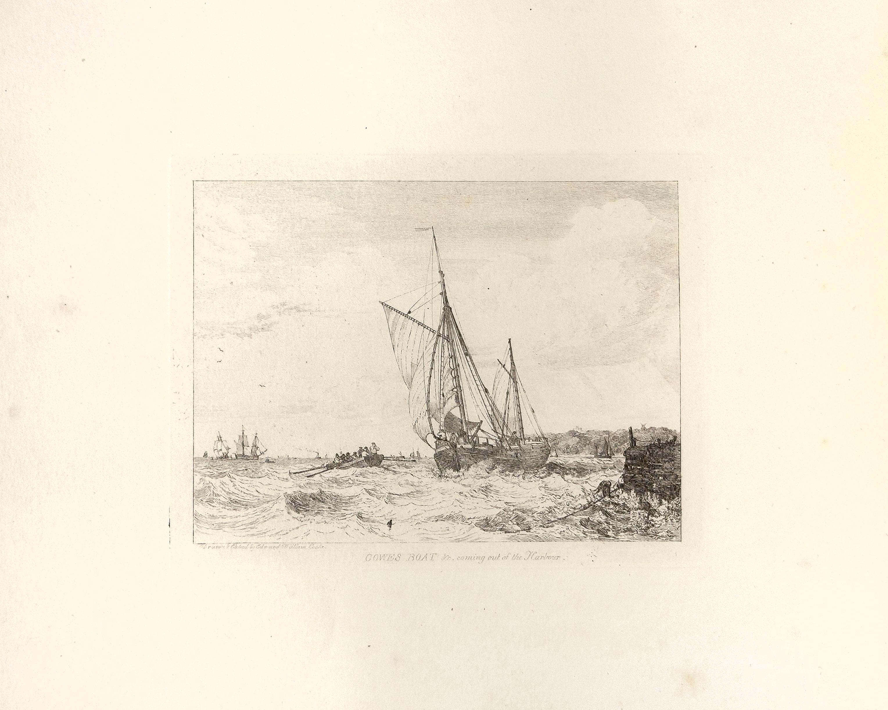 E. W. Cooke Print - 05: Cowes Boat