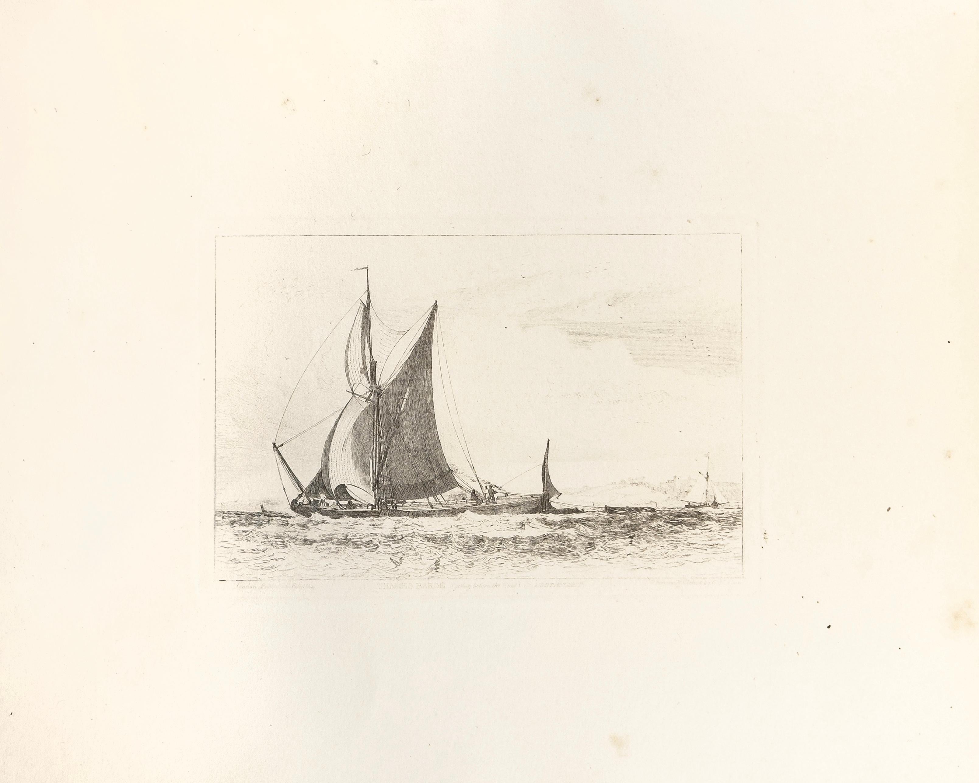 E. W. Cooke Print - 10: Thames Barge