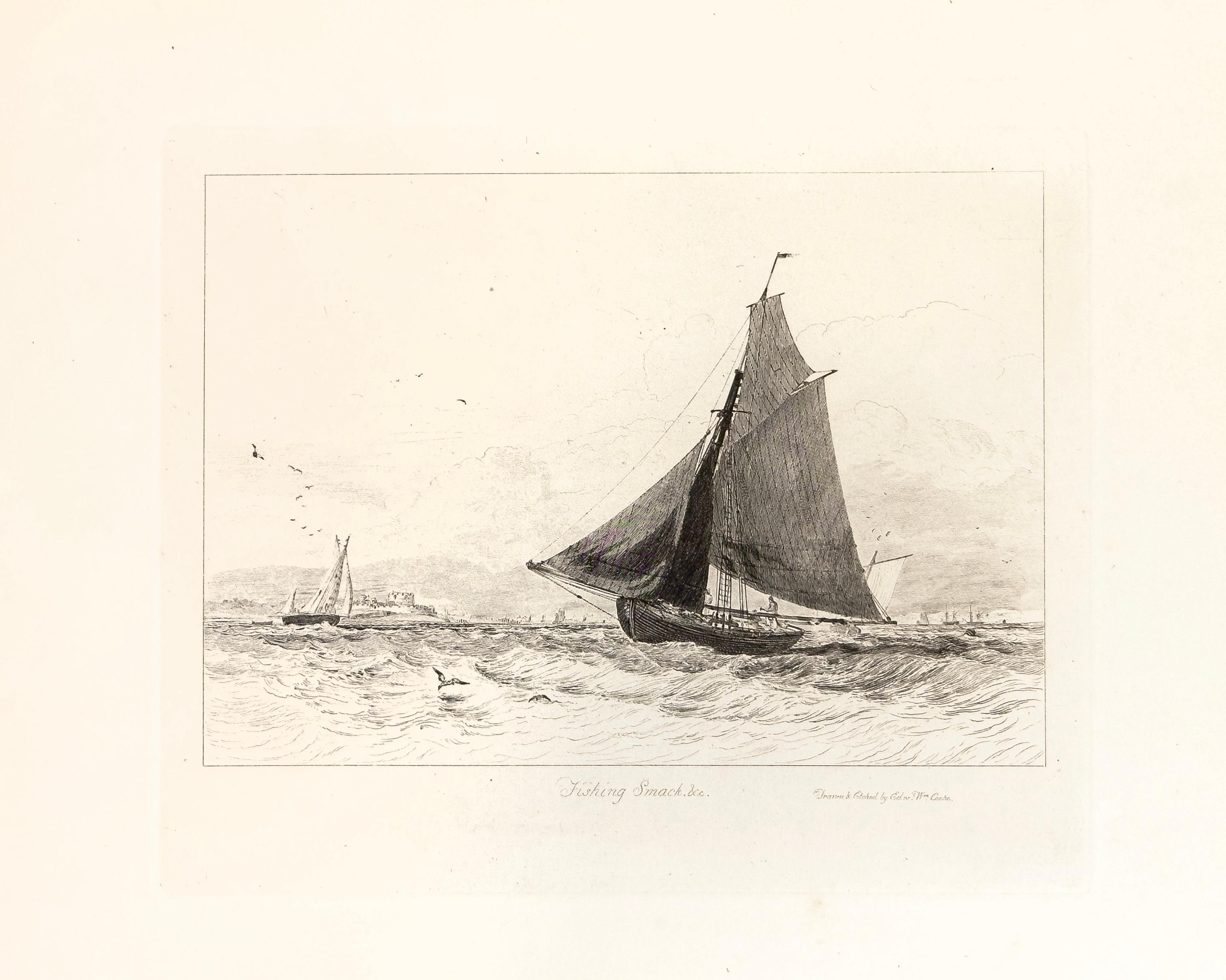 E. W. Cooke Print - 18: Fishing Smack