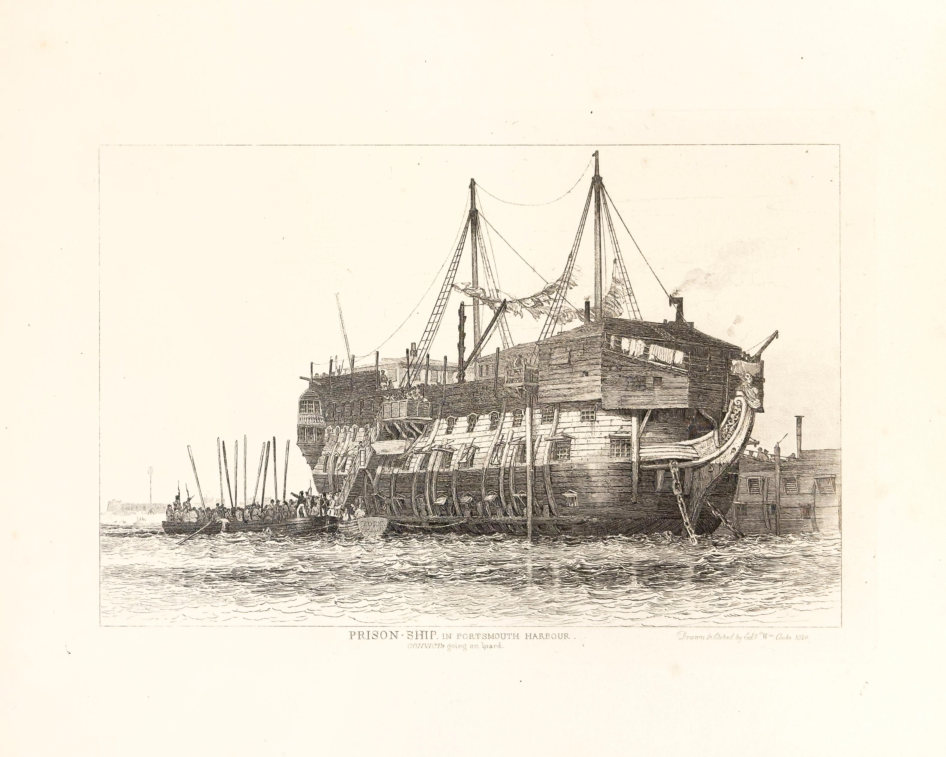 E. W. Cooke Print - 19: Prison Ship