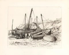 Antique 23: Hog-boats etc, near the Battery, Brighton