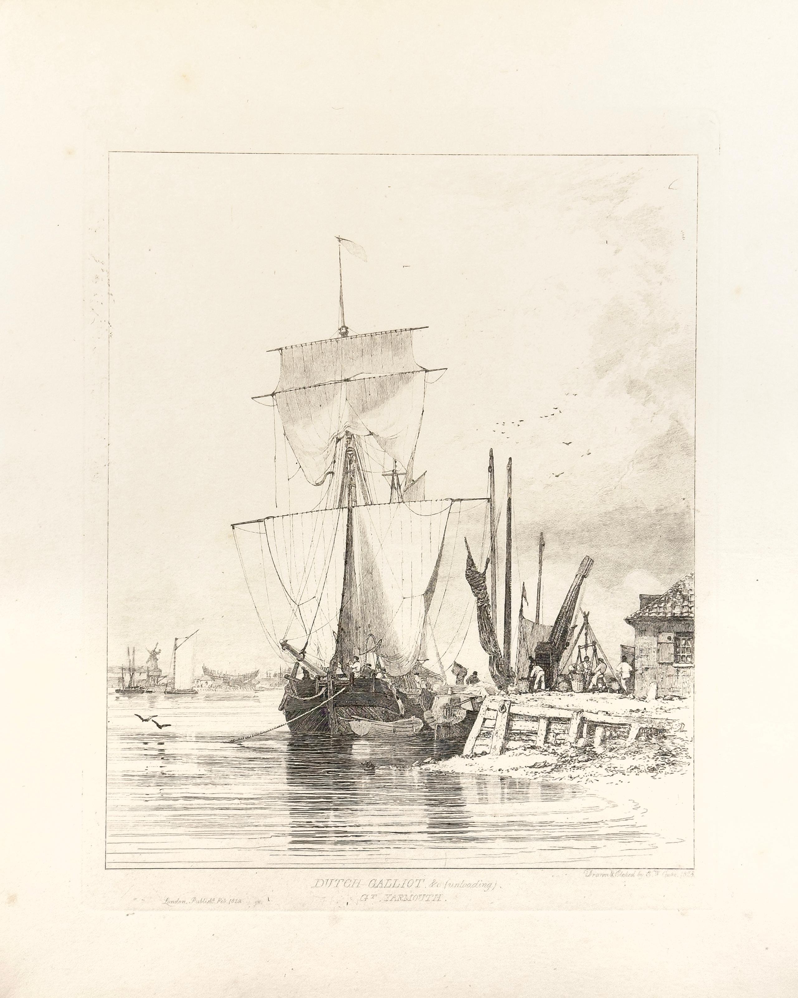 E. W. Cooke Print – 31: Niederländischer Galliot