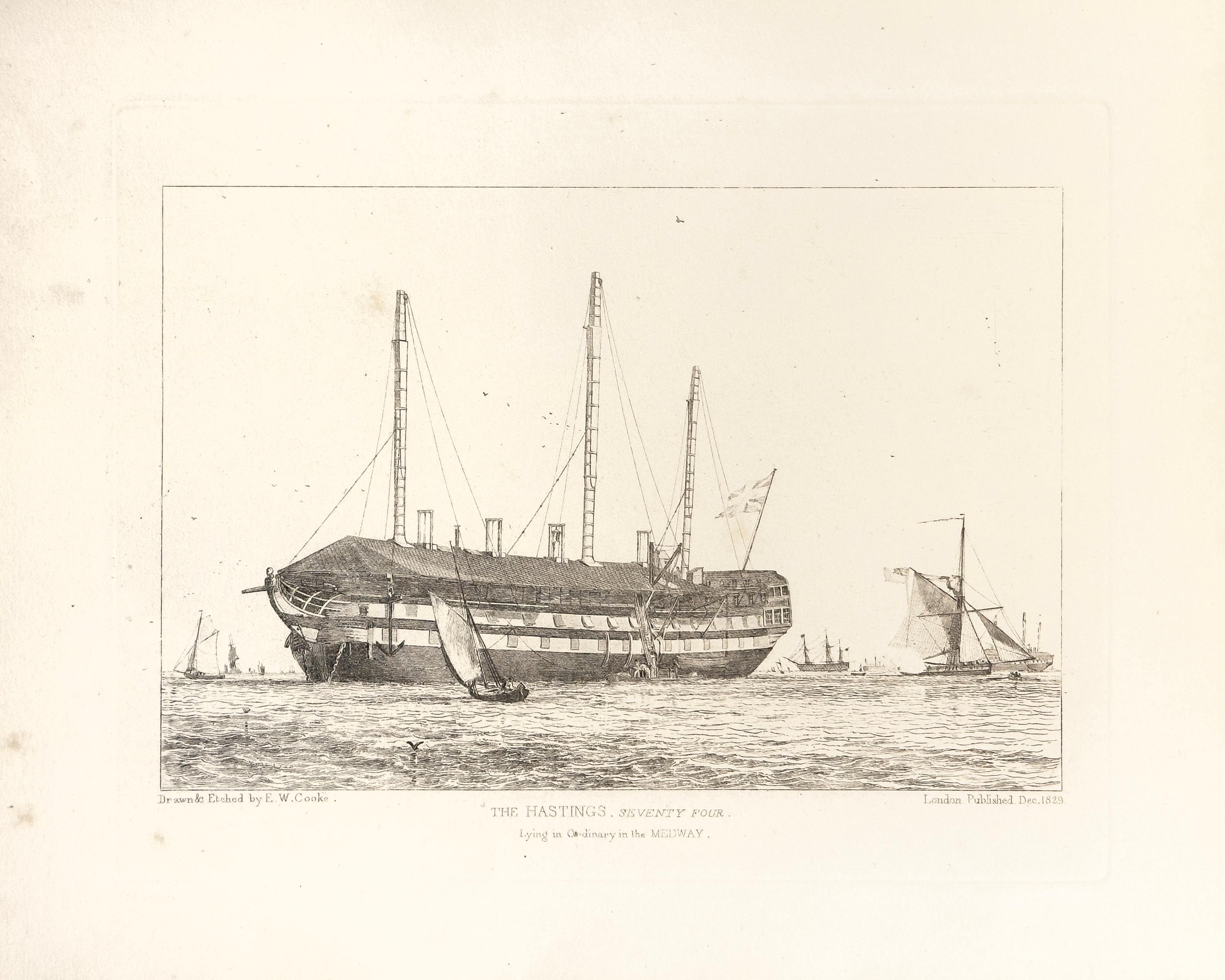 E. W. Cooke Print - 40: The Hastings