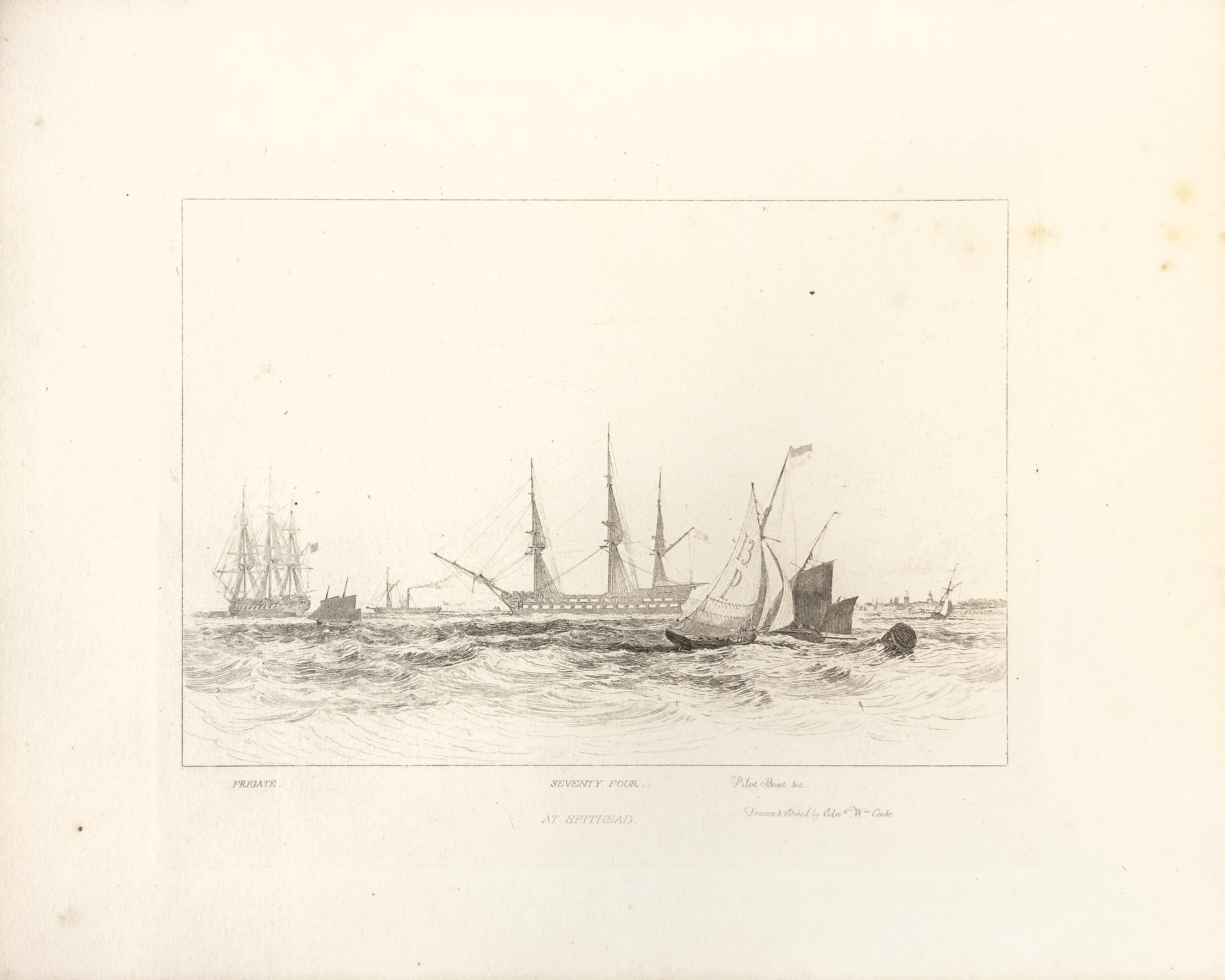 E. W. Cooke Print - 62: At Spithead