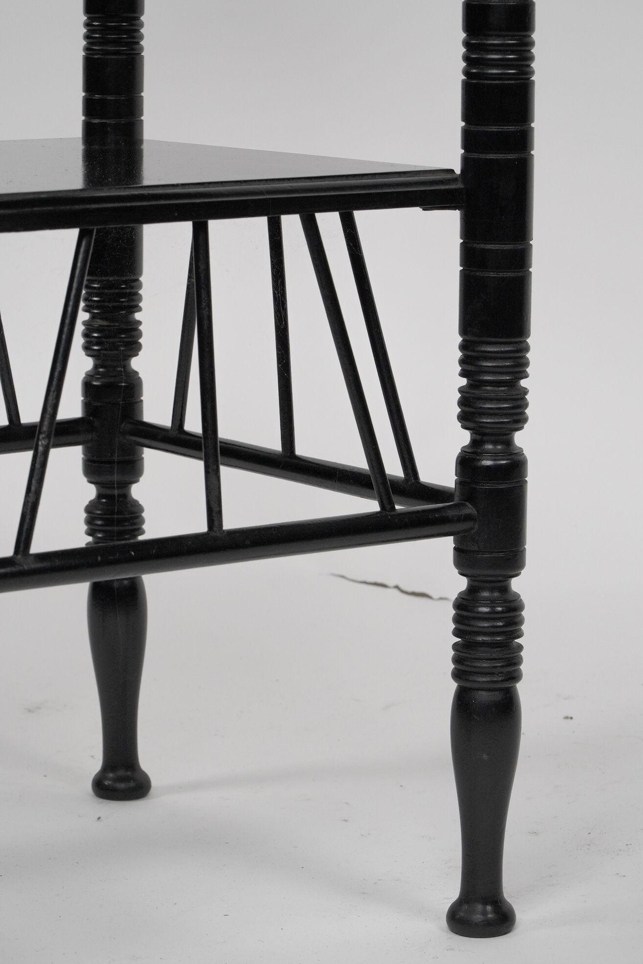 E W Godwin (after). An ebonised sidetable For Sale 3