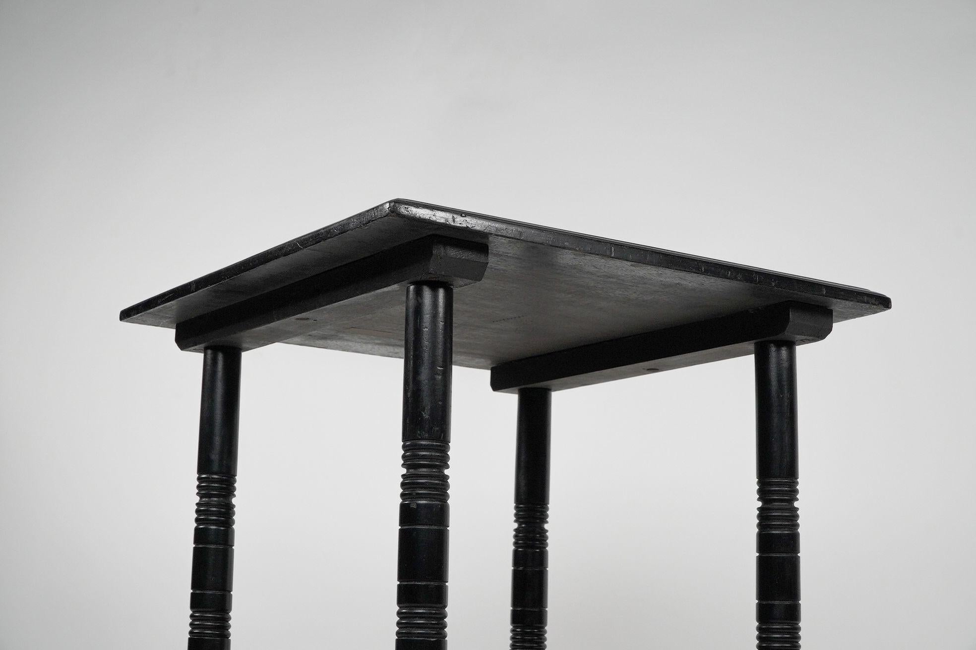 E W Godwin (after). An ebonised sidetable For Sale 4