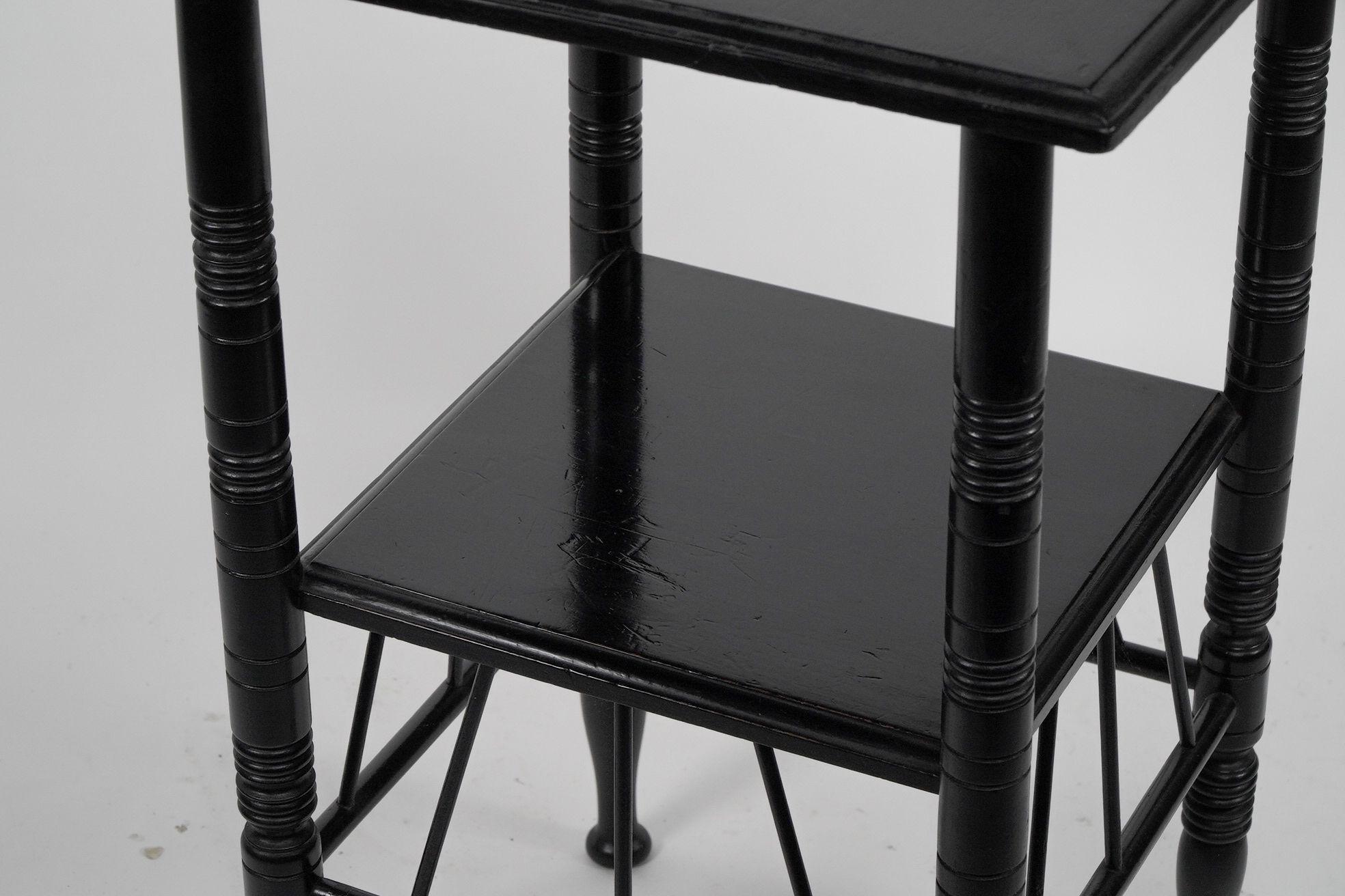 E W Godwin (after). An ebonised sidetable For Sale 6
