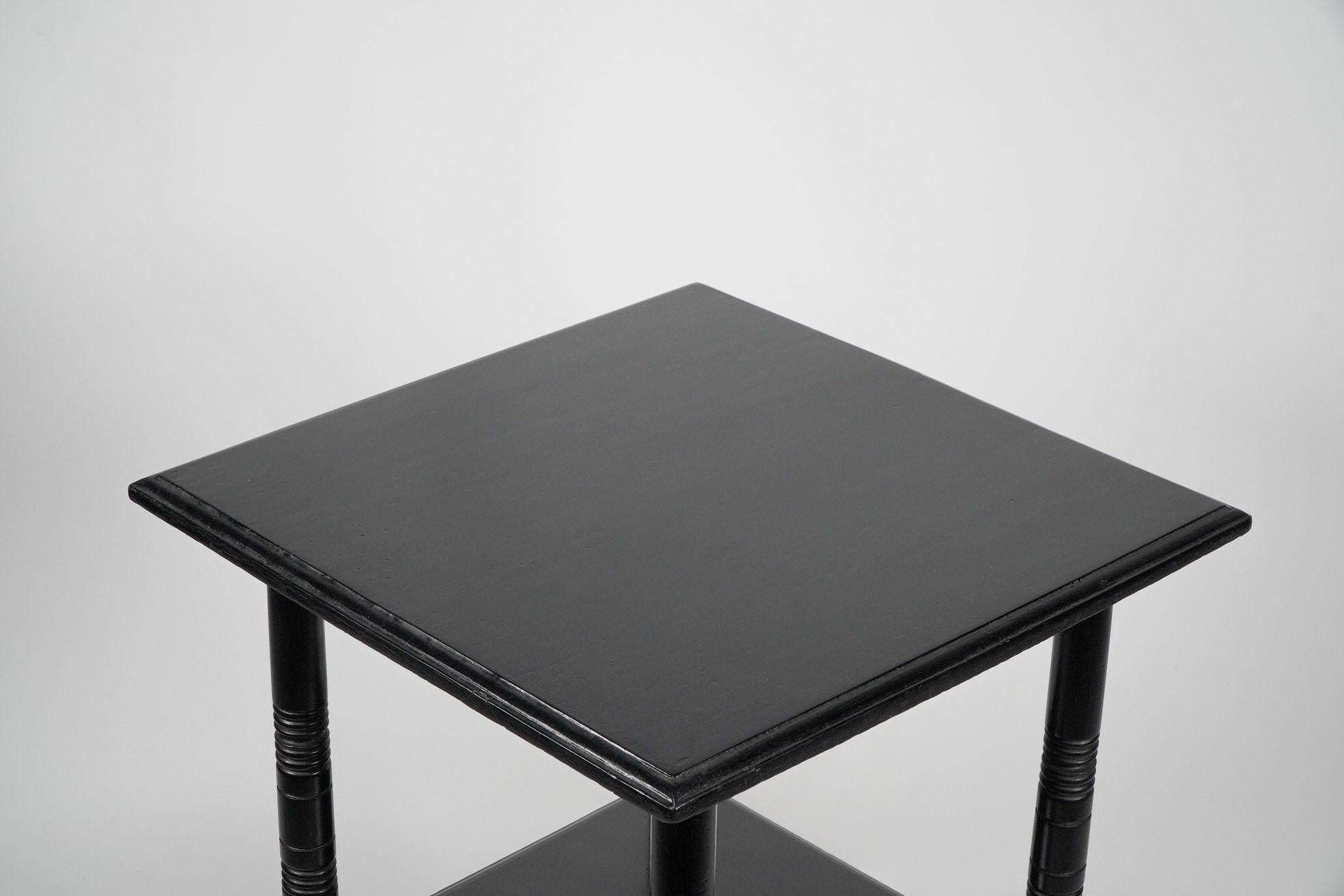E W Godwin (after). An ebonised sidetable For Sale 7