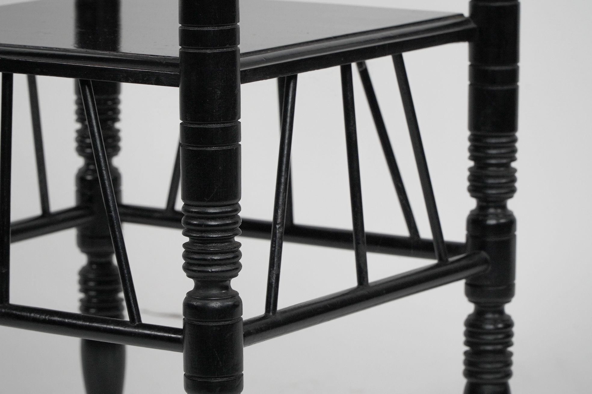 E W Godwin (after). An ebonised sidetable For Sale 1