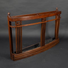 E. W. Godwin, attri. A Slim Aesthetic Movement Walnut Umbrella & Stick Stand