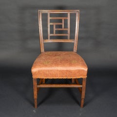 E. W. Godwin, attri. An Anglo-Japanese Aesthetic Movement Walnut Side Chair