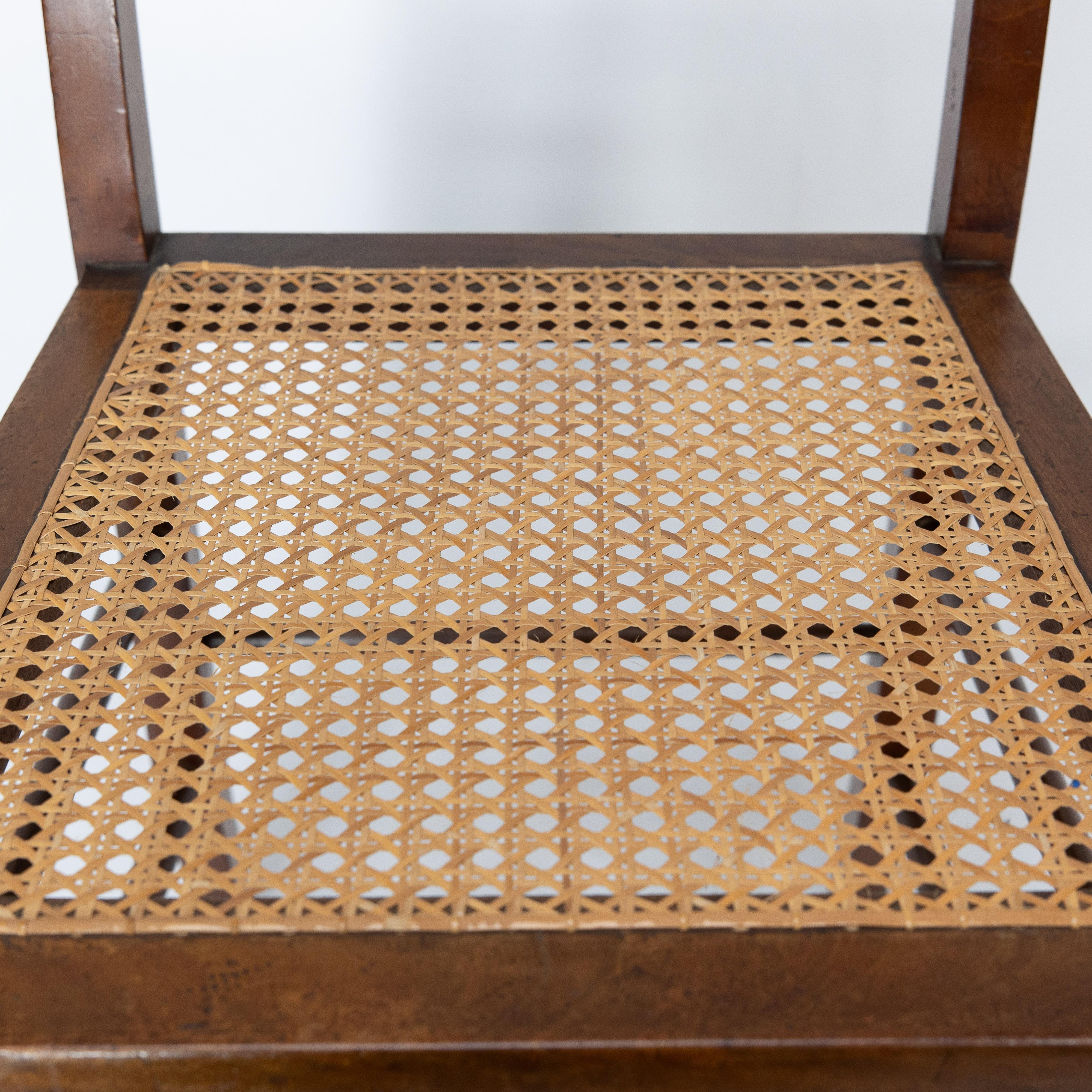 E W Godwin (attributed). A set of four Anglo-Japanese cane seat chairs For Sale 8