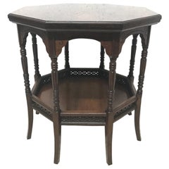 E W Godwin, Attributed to Anglo Japanese Rosewood Eight Leg Table