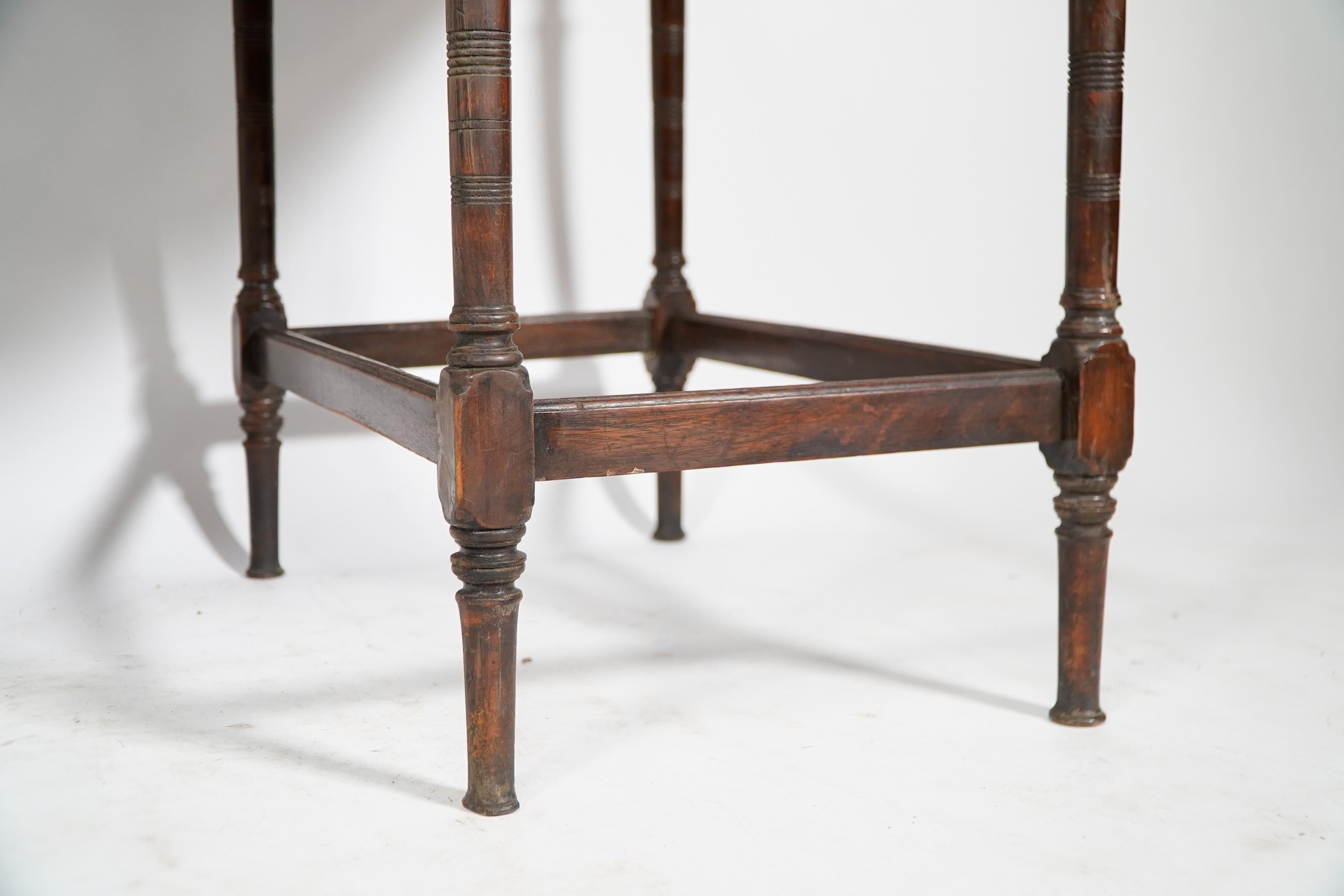 E W Godwin attr for Collinson & Lock. An Aesthetic Movement walnut writing table For Sale 13