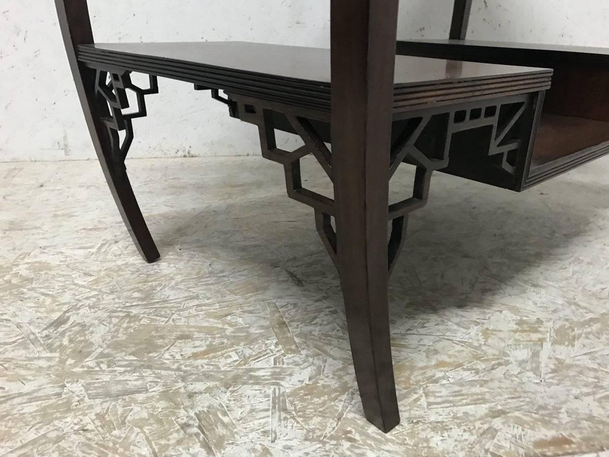 E W Godwin Fabricada por Collinson & Lock una excepcional mesa anglojaponesa de palisandro en venta 7