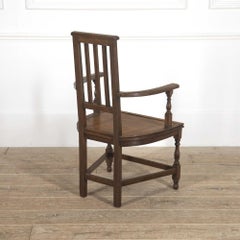 E. W. Godwin Oak Shakespeare Chair