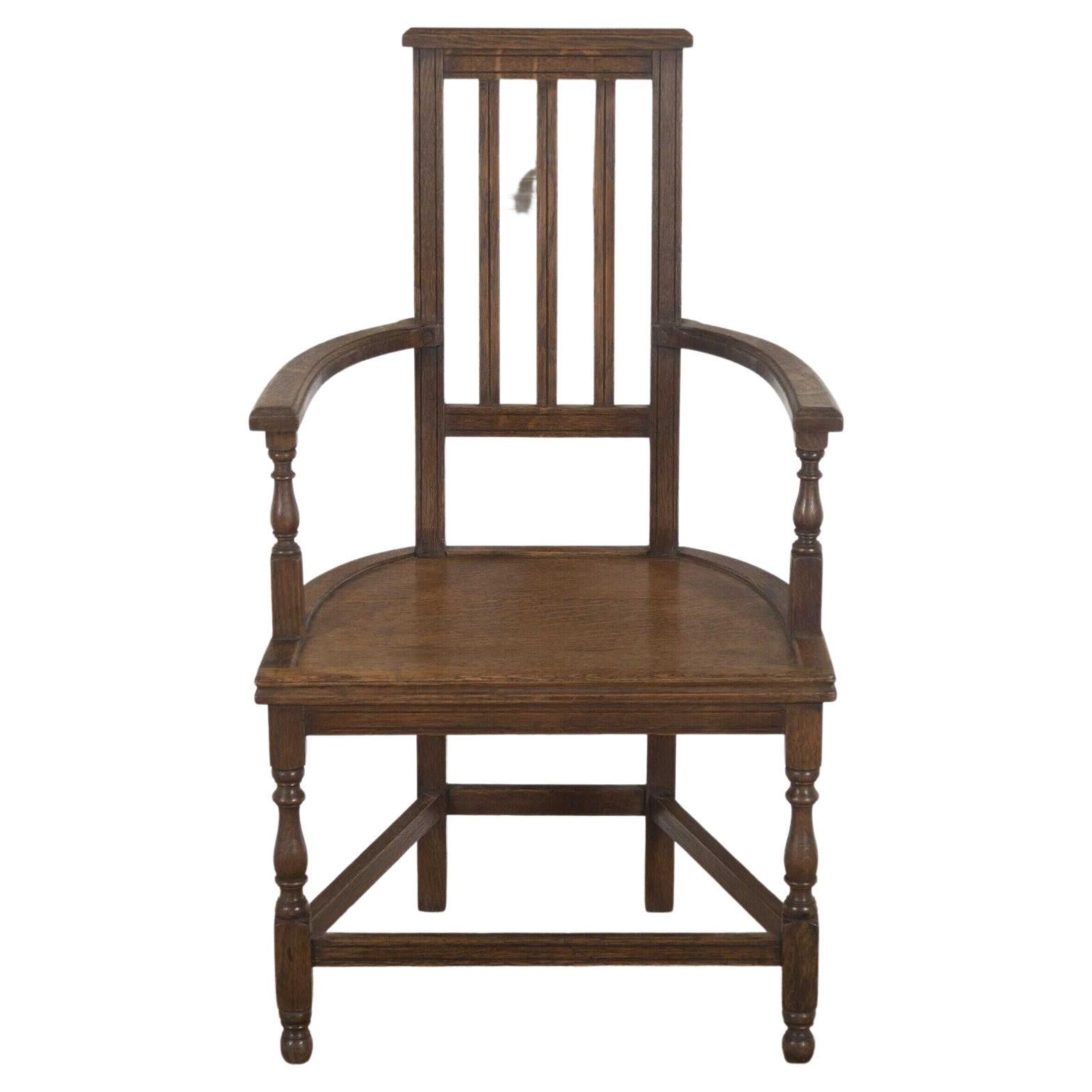 E. W. Godwin Oak Shakespeare Chair For Sale