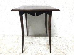 E W Godwin Style, a Petite Anglo-Japanese Rosewood Side Table with Splayed Legs