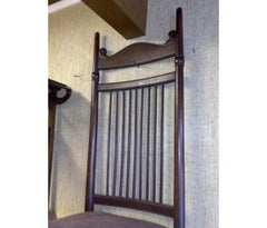 E W Godwin Style of, an Aesthetic Movement Oak High Back Low Seat Chair