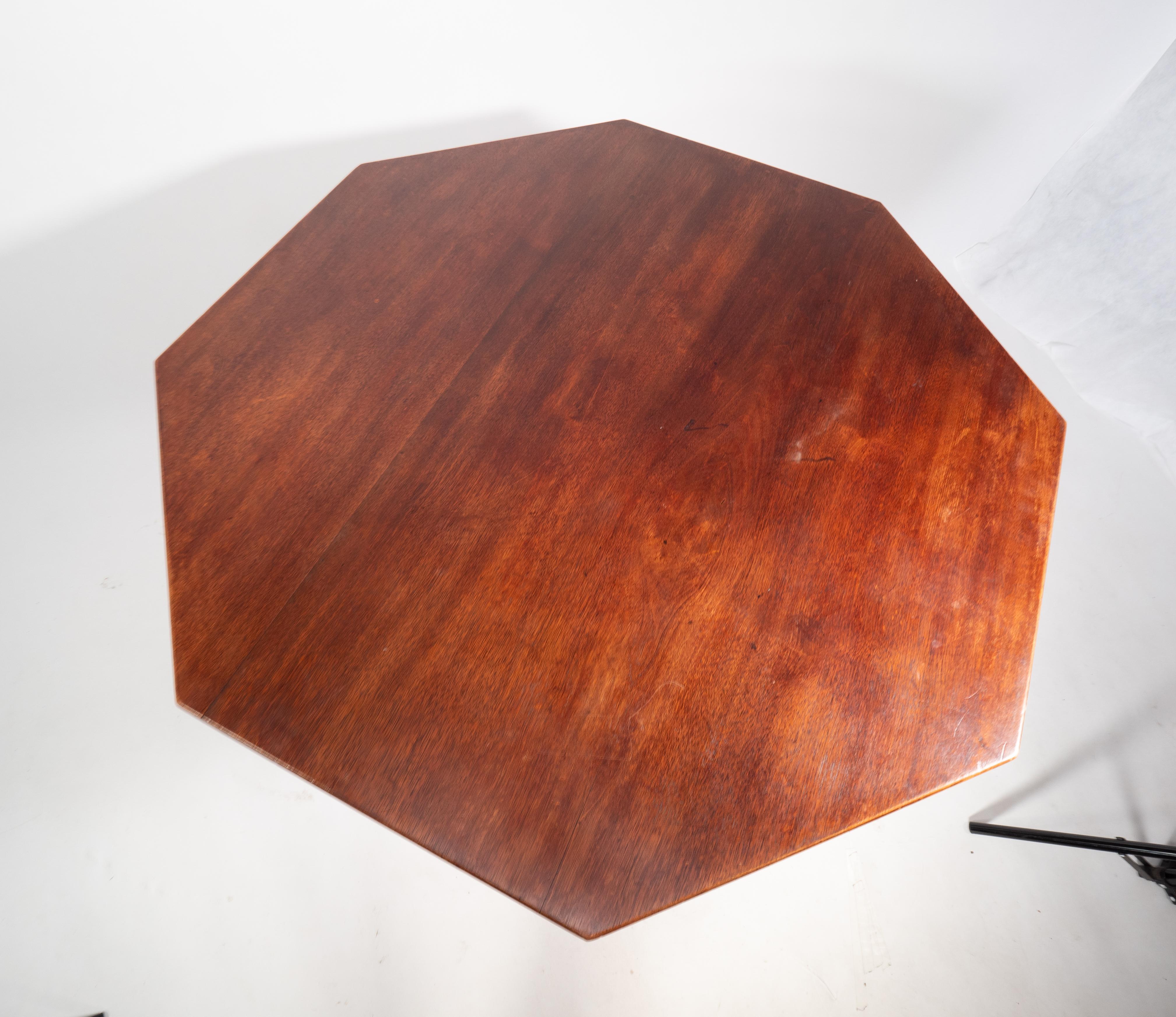 Late 19th Century E W Godwin attributed. An Aesthetic Movement Walnut octagonal centre table For Sale