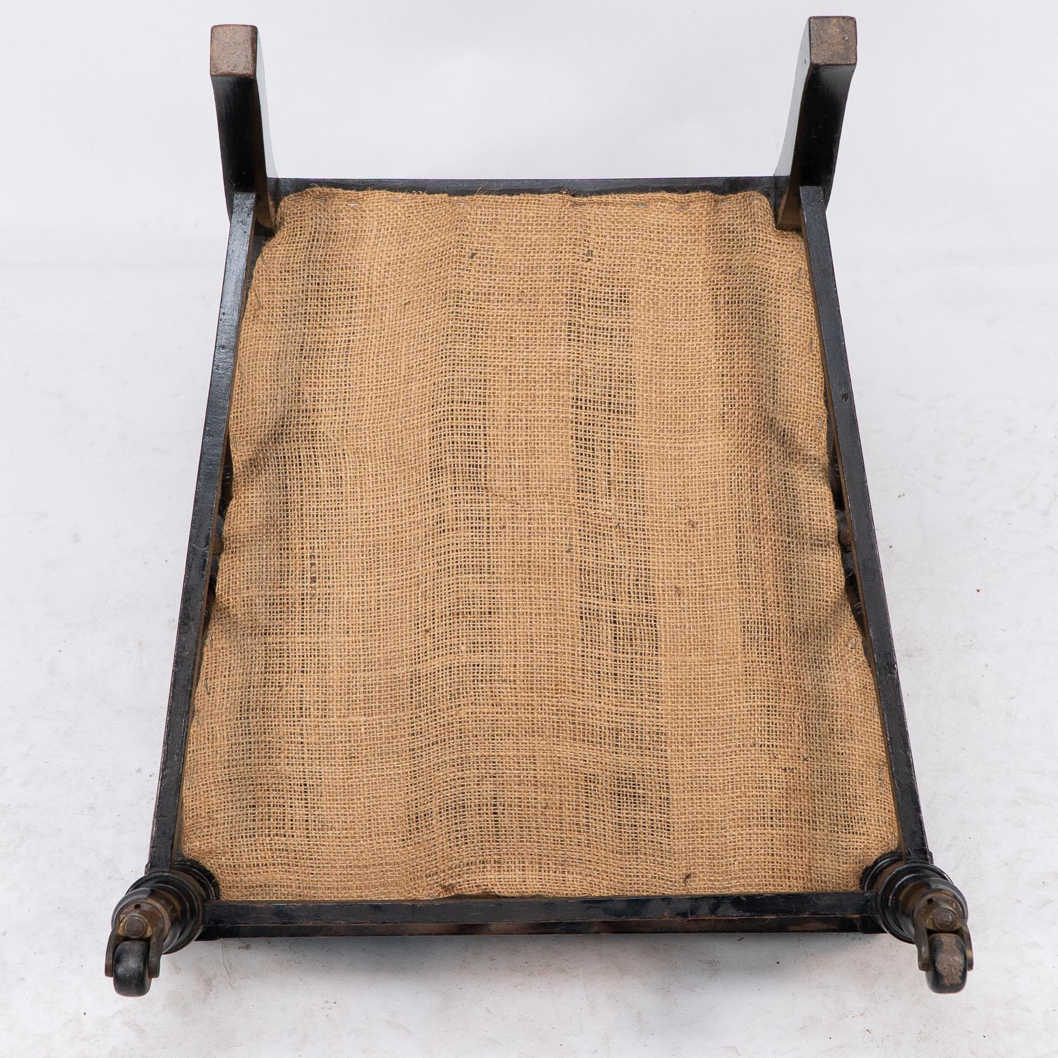 E W Godwin style of. An Anglo-Japanese nursing chair with thebes style turnings For Sale 9