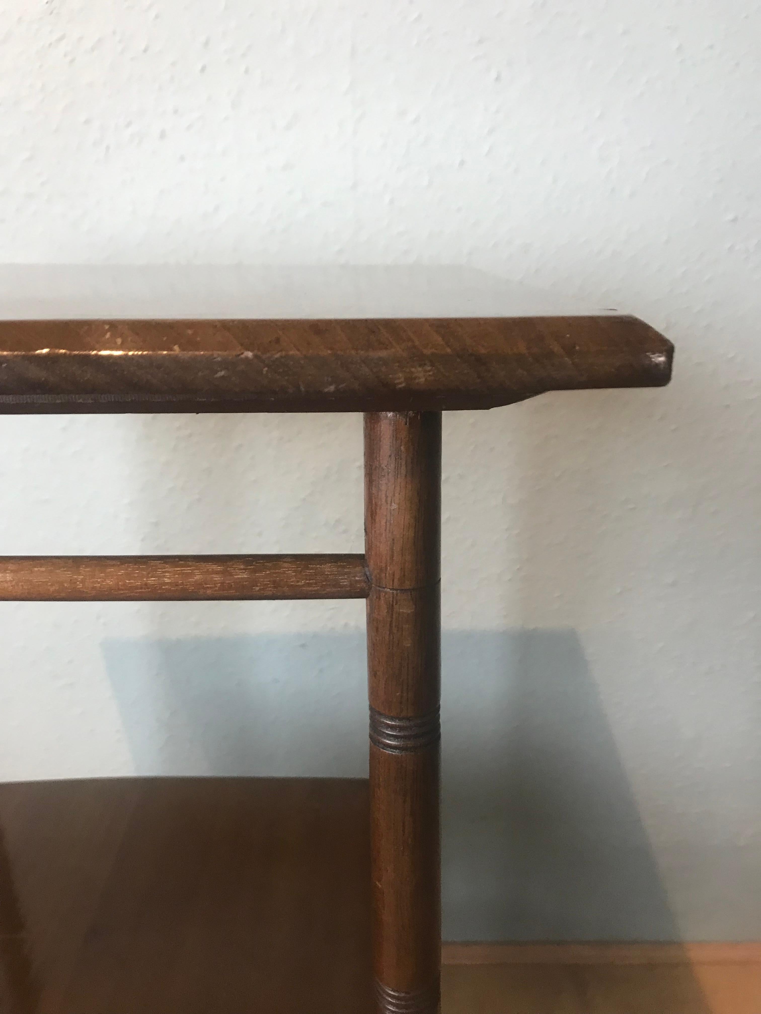 Walnut E W Godwin Style Side Table