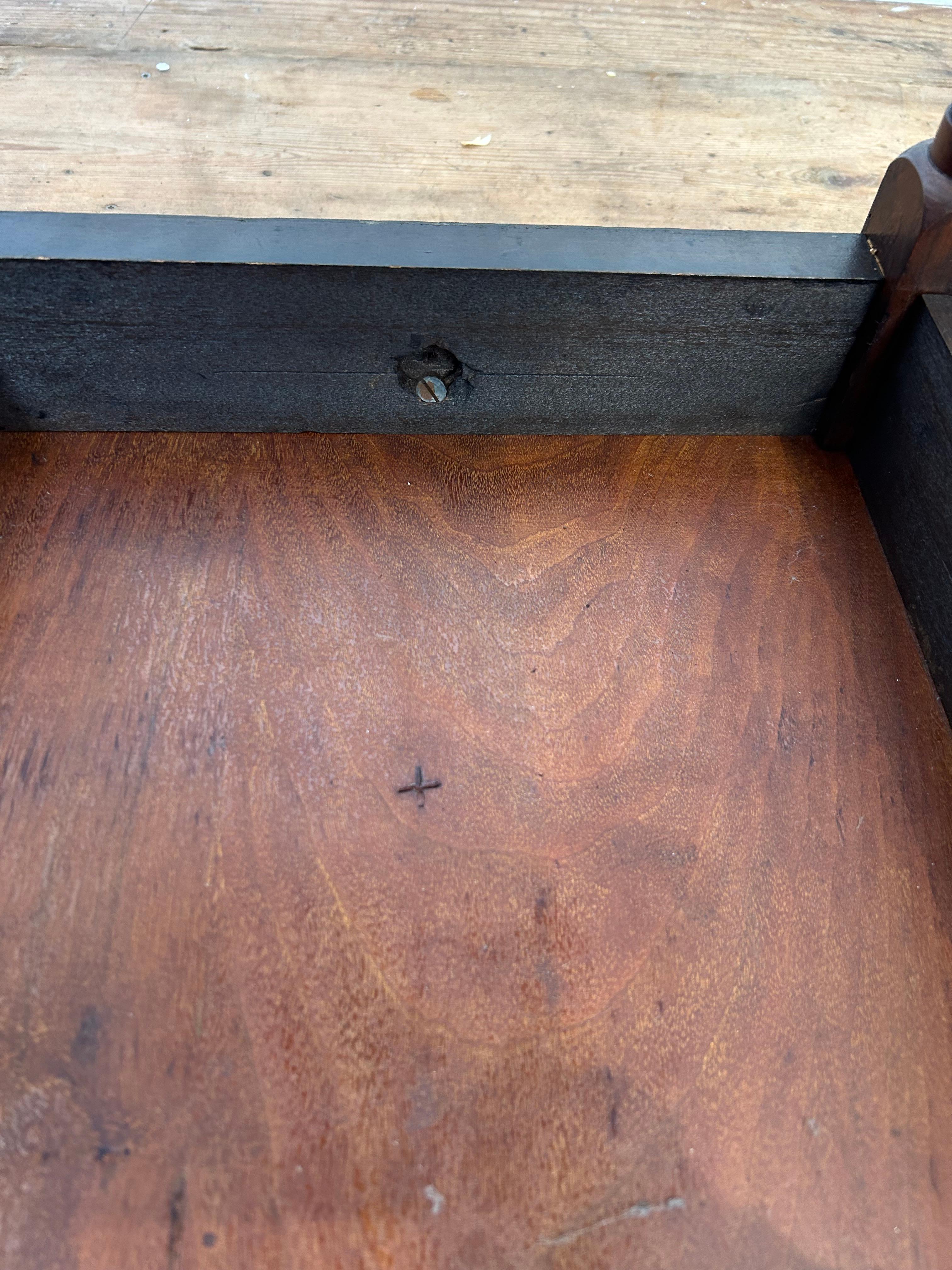 Antique English Walnut E W Godwin Style Side Table 1