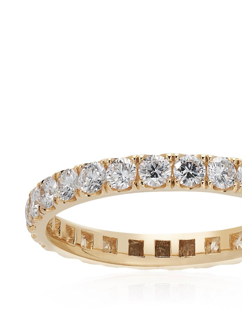 18 carat gold eternity ring