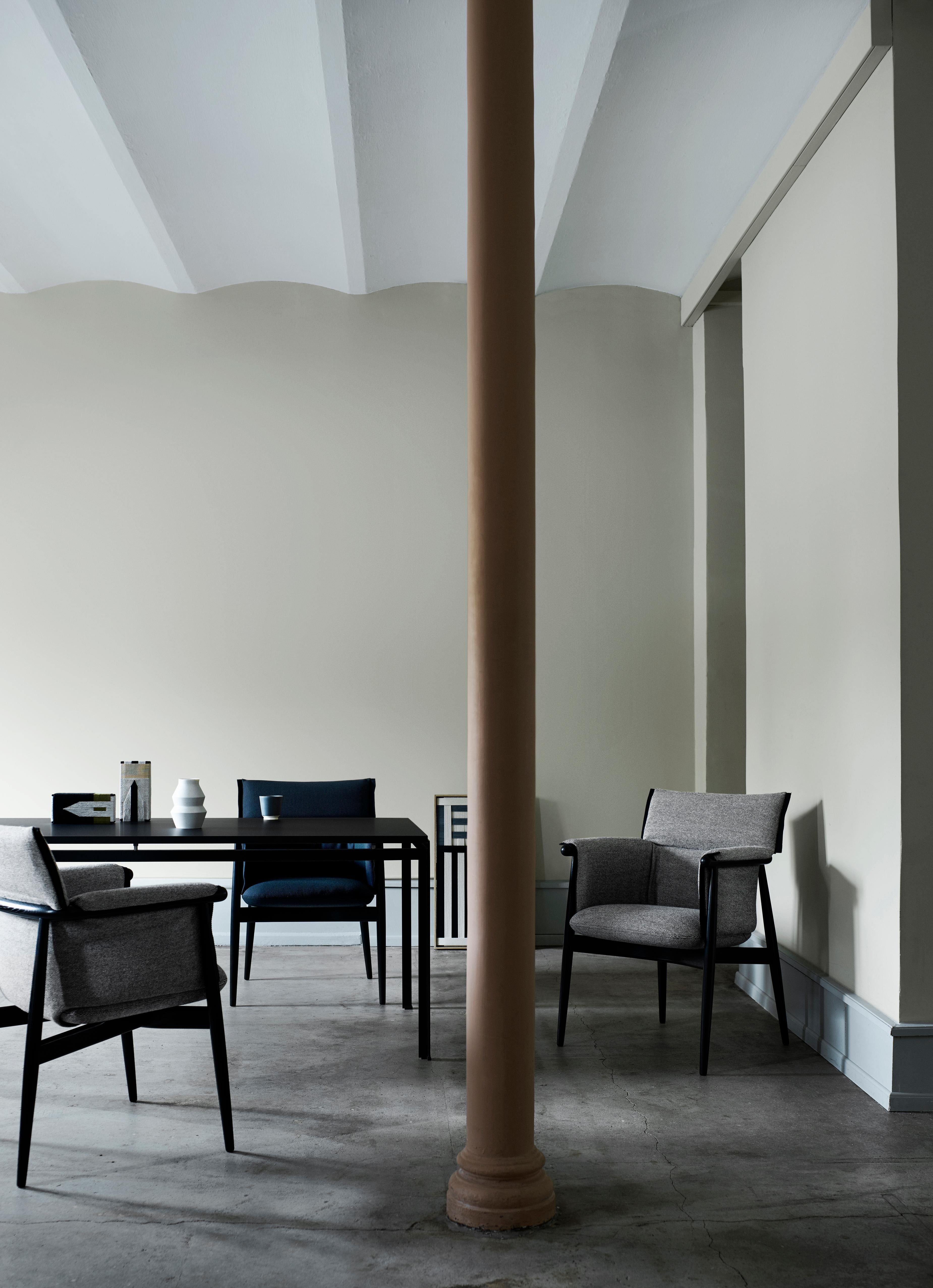 Modern E005 Embrace Dining Chair in Oak Soap with Natural Edging Strip by EOOS