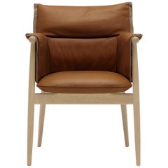 E005 Embrace Dining Chair in Oak Soap with Natural Edging Strip by EOOS