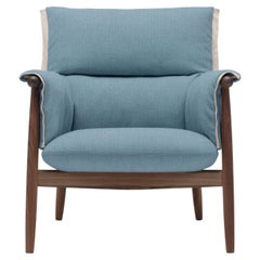 E015 Embrace Lounge Chair in Walnut Oil with Mood 3103 Fabric by Eoos