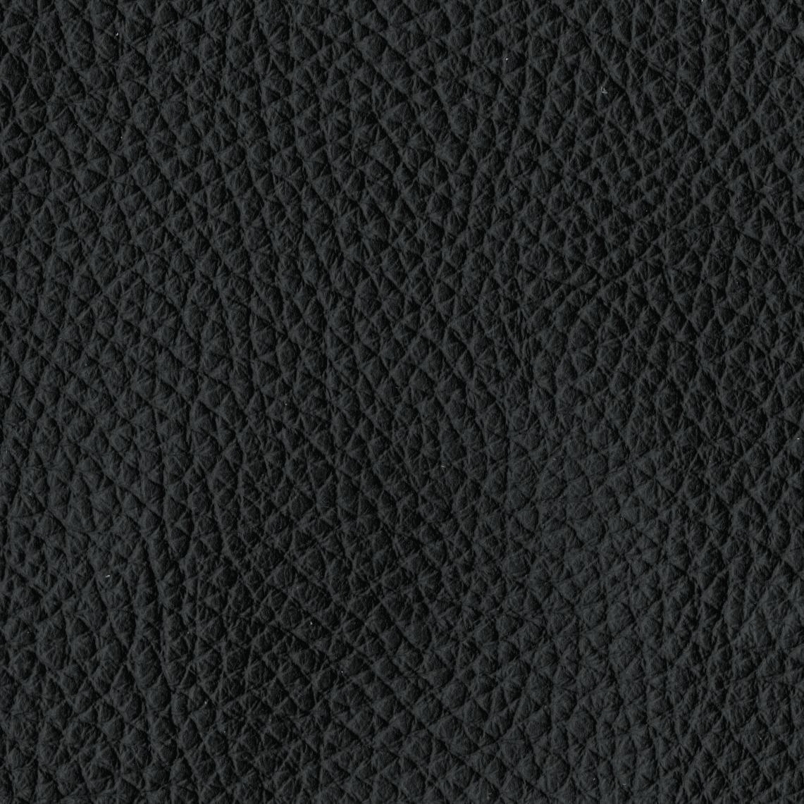 Mid-Century Modern E016 Embrace Footstool in Oak with Loke 7150 Black Leather & Black Edging Strip For Sale