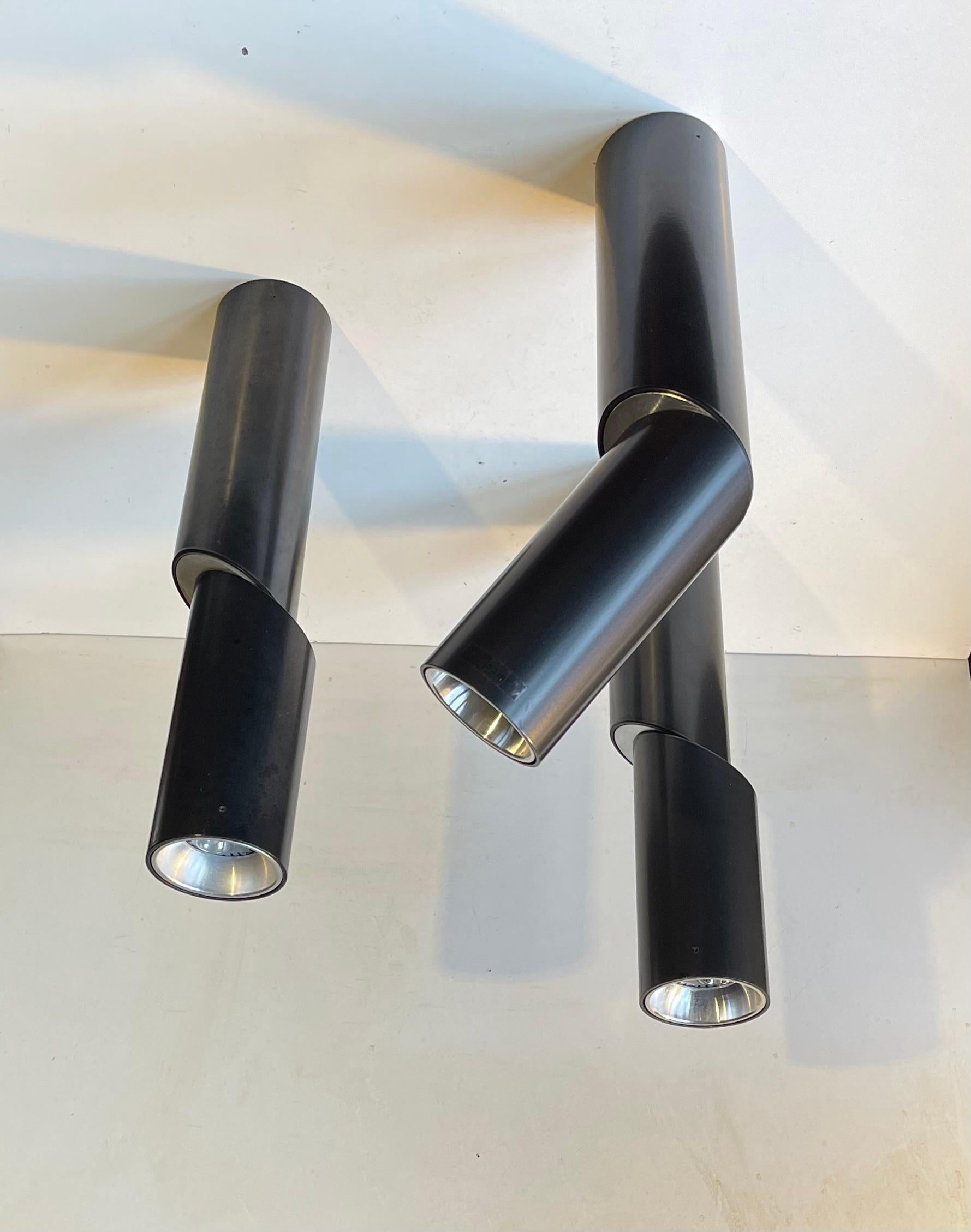 Moderne E06 Plafonniers ou appliques noirs minimalistes par Habits Studio pour Luceplan Italie en vente