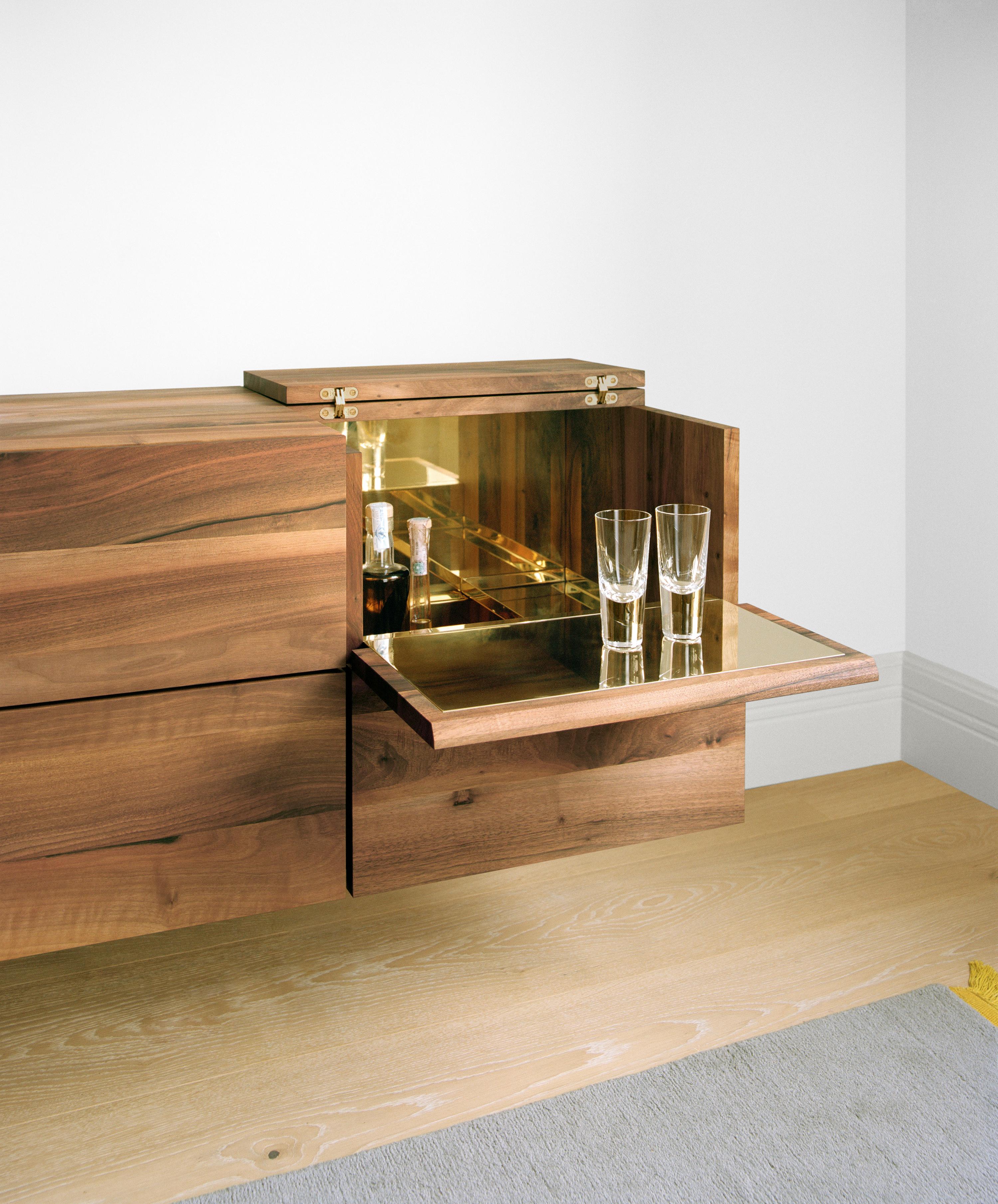 Modern e15 Araq Sideboard in Stainless Steel by Philipp Mainzer For Sale