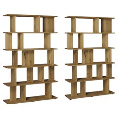 e15 Arie Set of Two European OAk Shelf Designed by Arik Levy in Stock