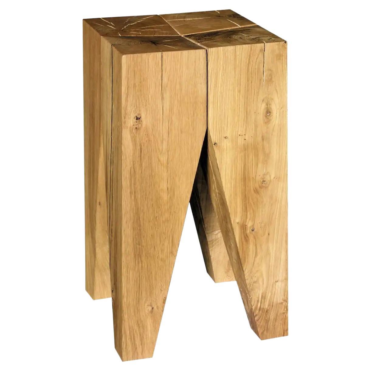 e15 Backenzahn Oak Stool by Philipp Mainzer in STOCK For Sale