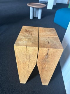 Backenzahn-Hocker aus Eiche von Philipp Mainzer in STOCK, Eiche e15