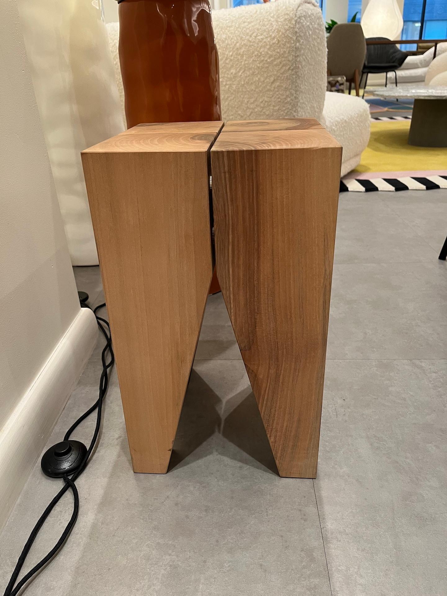 European e15 Backenzahn Walnut Side Table by Philipp Mainzer in STOCK For Sale
