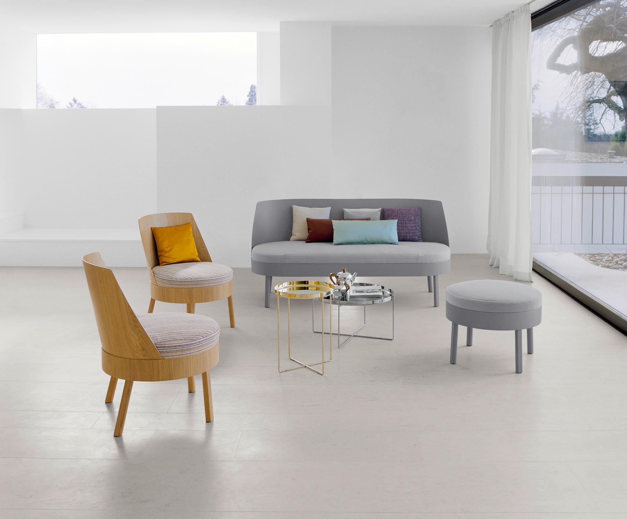 German Customizable e15 Bessy Lounge Chair  by Stefan Diez For Sale